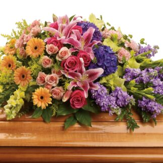 Garden of Sweet Memories Casket Spray