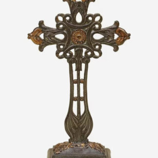 Fleur de Lis Standing Cross