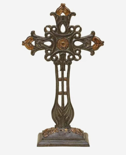 Fleur de Lis Standing Cross