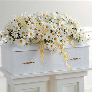 Daisy Casket Flower Spray