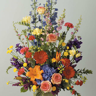 Rainbow Stylized Vase Arrangement