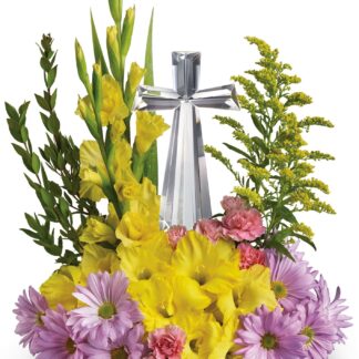 Crystal Cross Bouquet