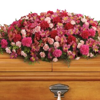 A Life Loved Casket Spray