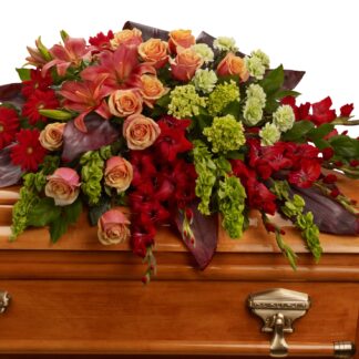 A Fond Farewell Casket Spray