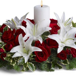 Luminous Lilies Centerpiece