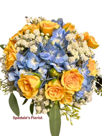 Blue and Yellow Nosegay