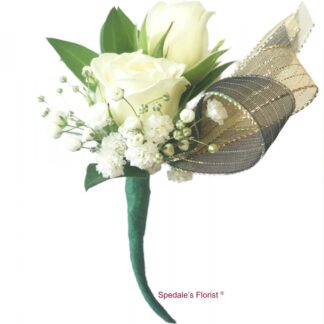 Piggyback Boutonniere With Ribbon