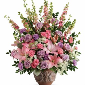 Teleflora's Soft Blush Bouquet DX