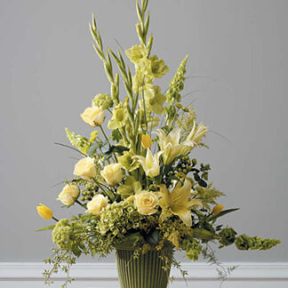Yellow Mache Arrangement