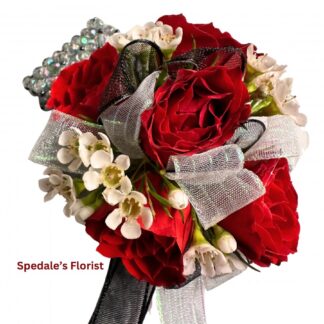 Red Rose Wristlet