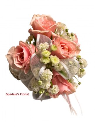 Soft pink wristlet <br><span class="local-delivery-disclaimer" style="text-decoration: none; font-size: 0.5em; color: #FF0000;">• Local Delivery Only</span>