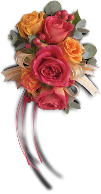 Sunset Beauty Wristlet <br><span class="local-delivery-disclaimer" style="text-decoration: none; font-size: 0.5em; color: #FF0000;">• Local Delivery Only</span>