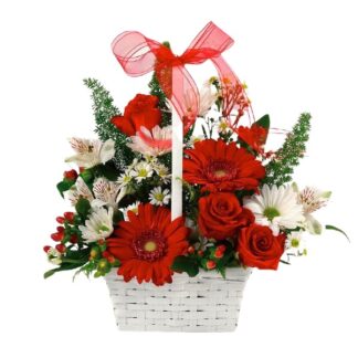 Red & White Delight Basket