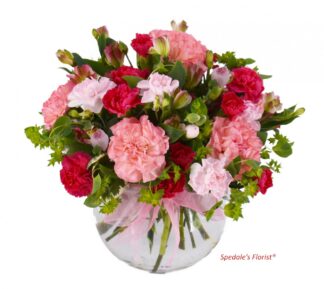 Happy Carnations <br><span class="local-delivery-disclaimer" style="text-decoration: none; font-size: 0.5em; color: #FF0000;">• Local Delivery Only</span>
