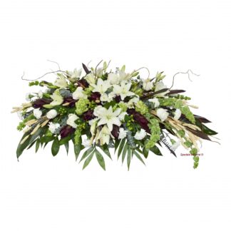 Everlasting Memories Casket Spray <br><span class="local-delivery-disclaimer" style="text-decoration: none; font-size: 0.5em; color: #FF0000;">• Local Delivery Only</span>