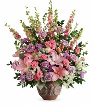 Teleflora's Soft Blush Bouquet DX