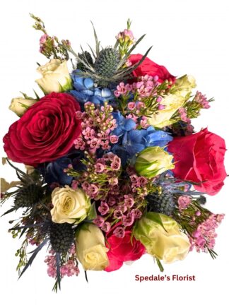 Wildflower and Roses Nosegay <br><span class="local-delivery-disclaimer" style="text-decoration: none; font-size: 0.5em; color: #FF0000;">• Local Delivery Only</span>